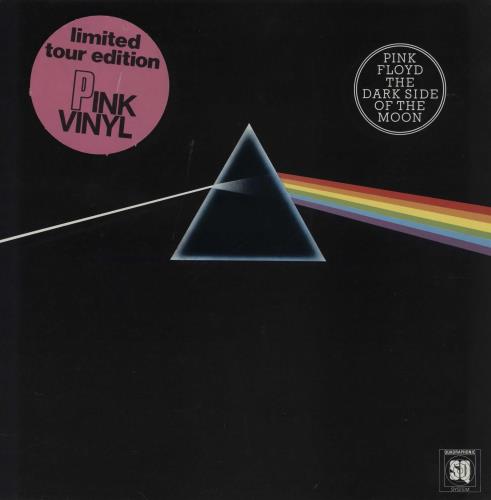 Pink Floyd The Dark Side Of The Moon - Pink Vinyl vinyl LP album (LP record) Australian PINLPTH02317