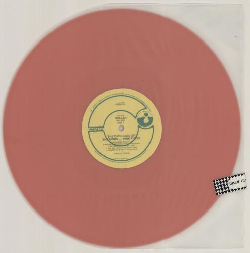 Pink Floyd The Dark Side Of The Moon - Pink Vinyl vinyl LP album (LP record) Australian PINLPTH02317