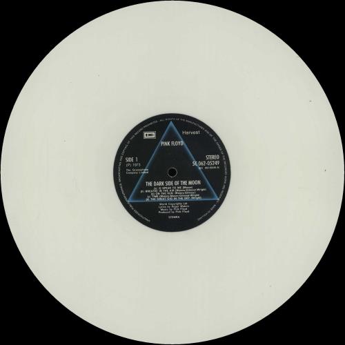 Pink Floyd The Dark Side Of The Moon - White Vinyl - EX vinyl LP album (LP record) Dutch PINLPTH771933