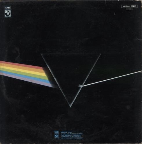 Pink Floyd The Dark Side Of The Moon vinyl LP album (LP record) Greek PINLPTH551562