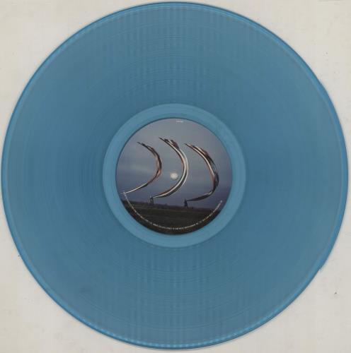 Pink Floyd The Division Bell - Aqua Blue Vinyl - VG+ vinyl LP album (LP record) US PINLPTH755574