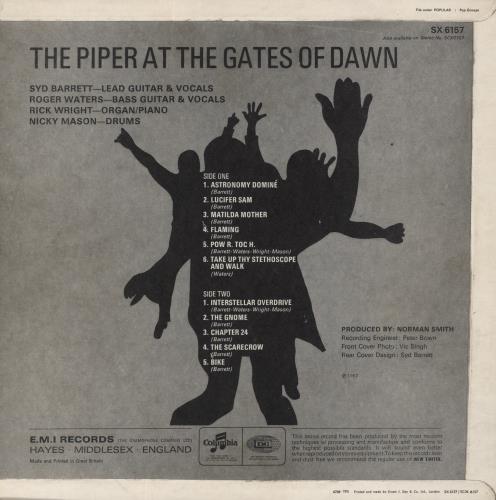 Pink Floyd The Piper At The Gates Of Dawn - 1st [b] - EX/VG vinyl LP album (LP record) UK PINLPTH613140