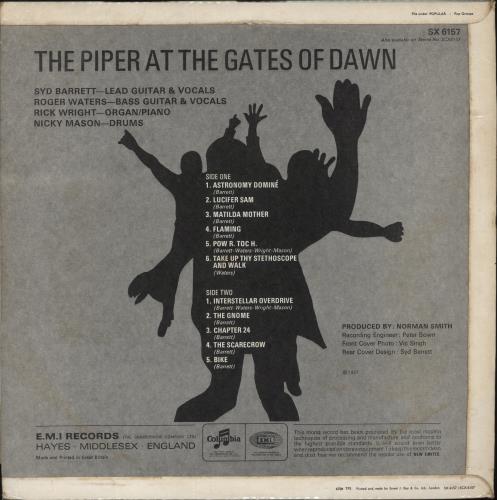 Pink Floyd The Piper At The Gates Of Dawn - 1st [b] - Sample vinyl LP album (LP record) UK PINLPTH874996
