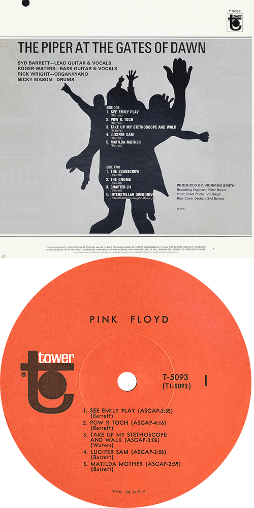 Pink Floyd The Piper At The Gates of Dawn - 2nd Mono vinyl LP album (LP record) US PINLPTH610393