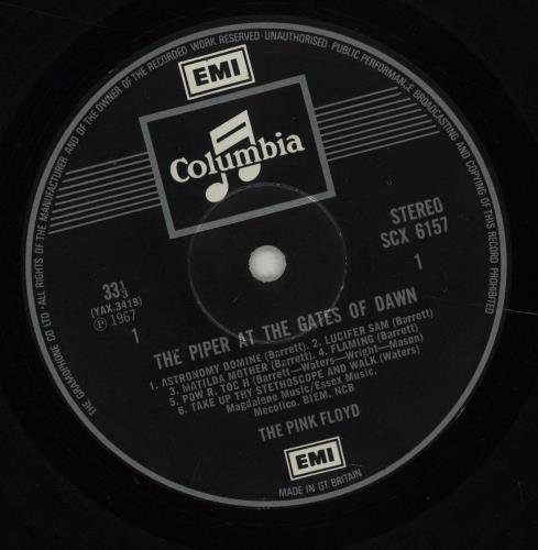 Pink Floyd The Piper At The Gates Of Dawn - 4th - VG vinyl LP album (LP record) UK PINLPTH672133
