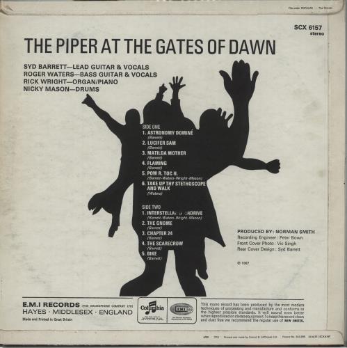 Pink Floyd The Piper At The Gates Of Dawn - 4th - VG vinyl LP album (LP record) UK PINLPTH672133