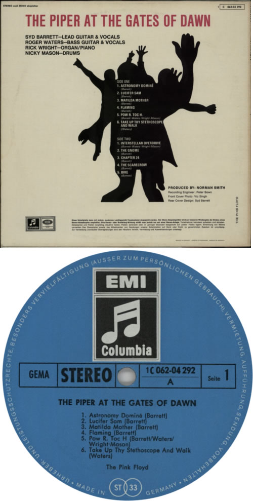 Pink Floyd The Piper At The Gates Of Dawn vinyl LP album (LP record) German PINLPTH600792