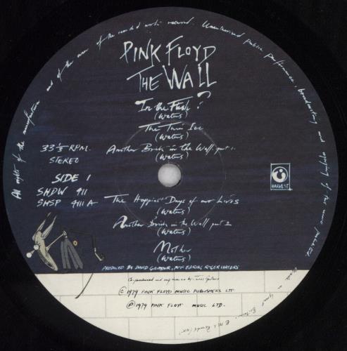 Pink Floyd The Wall - 1st + Sticker & Shrink - EX 2-LP vinyl record set (Double LP Album) UK PIN2LTH844909