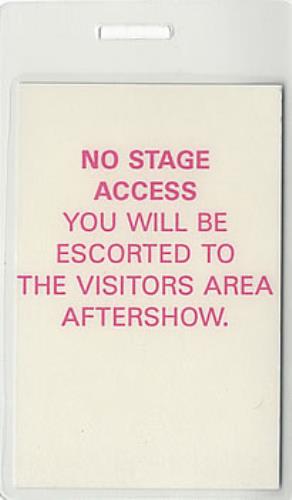 Pink Floyd The Wall Live Berlin 90 tour pass German PINTPTH380191