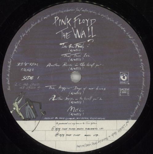 Pink Floyd The Wall 2-LP vinyl record set (Double LP Album) French PIN2LTH888759