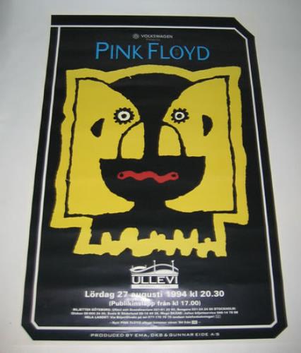 Pink Floyd Ullevi, G�tenborg poster Swedish PINPOUL360471