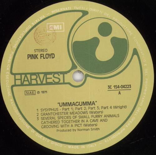 Pink Floyd Ummagumma - 2nd 2-LP vinyl record set (Double LP Album) Italian PIN2LUM727050