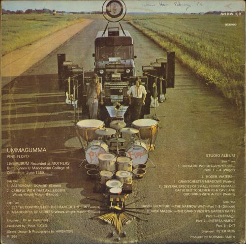 Pink Floyd Ummagumma - VG 2-LP vinyl record set (Double LP Album) New Zealand PIN2LUM805960
