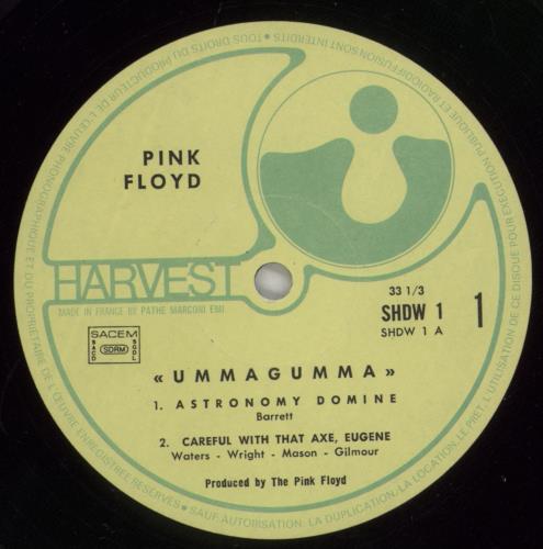 Pink Floyd Ummagumma 2-LP vinyl record set (Double LP Album) French PIN2LUM82346