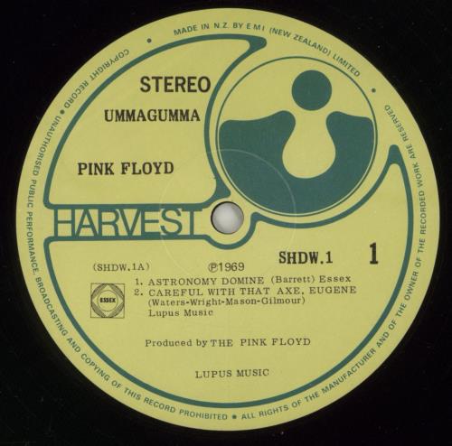 Pink Floyd Ummagumma 2-LP vinyl record set (Double LP Album) New Zealand PIN2LUM871918