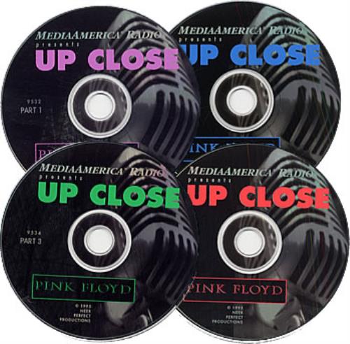 Pink Floyd Up Close 4-CD album set US PIN4CUP78544