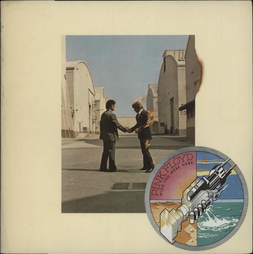 Pink Floyd Wish You Were Here - Stickered + poster & Postcard vinyl LP album (LP record) Japanese PINLPWI673079