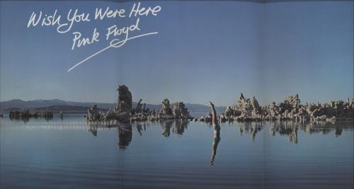 Pink Floyd Wish You Were Here - Stickered + poster & Postcard vinyl LP album (LP record) Japanese PINLPWI673079
