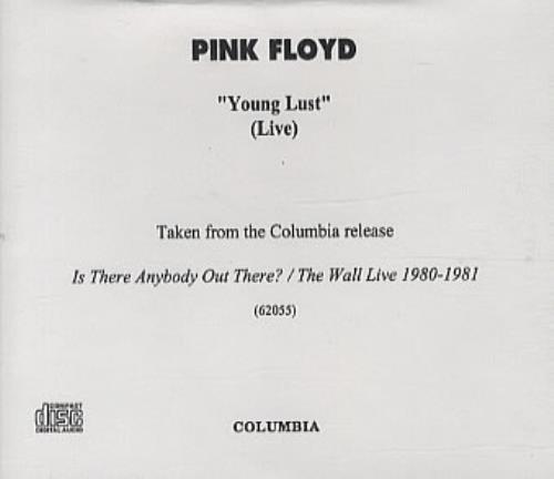 Pink Floyd Young Lust - Live CD-R acetate US PINCRYO155582
