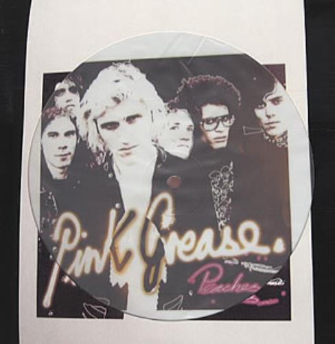 Pink Grease Peaches 7" vinyl picture disc (7 inch picture disc single) UK PKS7PPE320178