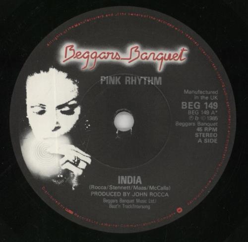 Pink Rhythm India 7" vinyl single (7 inch record / 45) UK PNK07IN196085