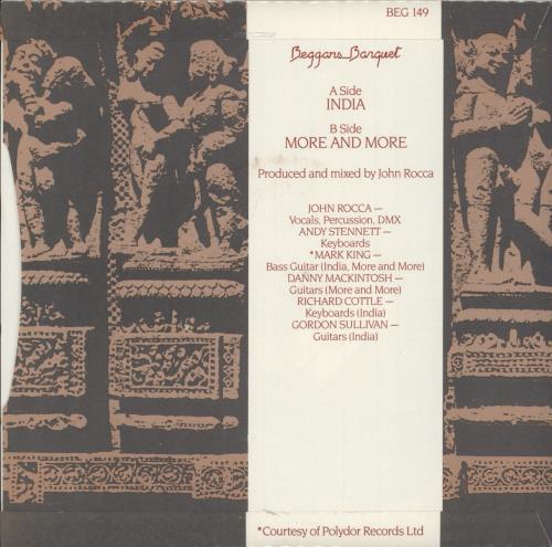 Pink Rhythm India 7" vinyl single (7 inch record / 45) UK PNK07IN196085