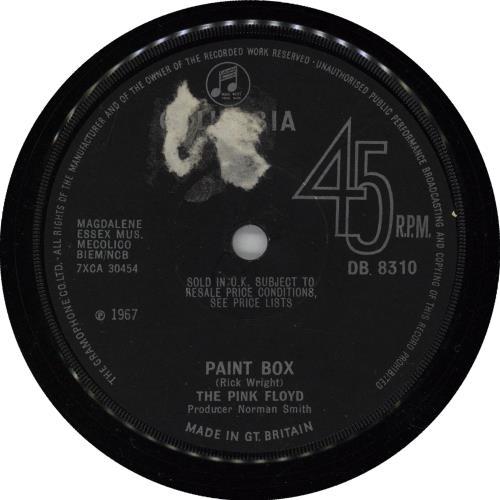 Pink Floyd Apples And Oranges Solid VG UK 7" vinyl single (7 inch