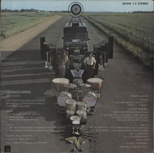 Pink Floyd Ummagumma Australian 2-LP vinyl record set
