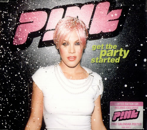 Pink Get The Party Started CD single (CD5 / 5") UK P-KC5GE282387