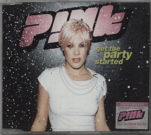 Pink Get The Party Started 2-CD single set (Double CD single) UK P-K2SGE659517