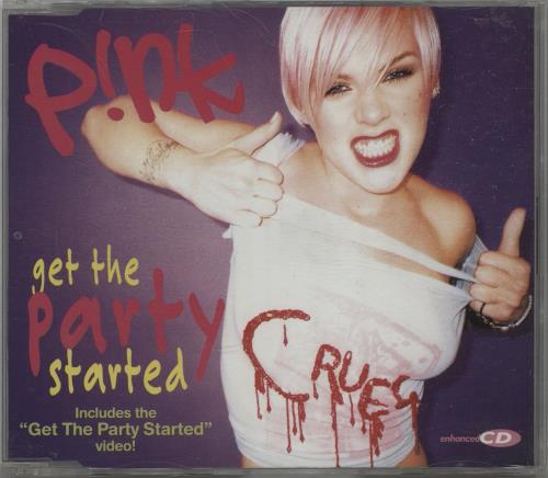 Pink Get The Party Started 2-CD single set (Double CD single) UK P-K2SGE659517