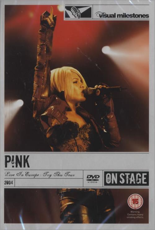 Pink Live In Europe DVD UK P-KDDLI444310