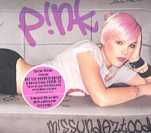 Pink Missundaztood CD album (CDLP) Singapore P-KCDMI211670