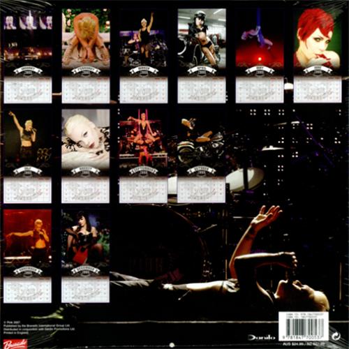 Pink Official Calendar 2008 calendar UK P-KCAOF395648