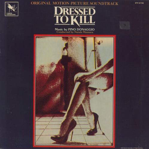 Pino Donaggio Dressed To Kill [Original Motion Picture Soundtrack] vinyl LP album (LP record) US P6NLPDR830176