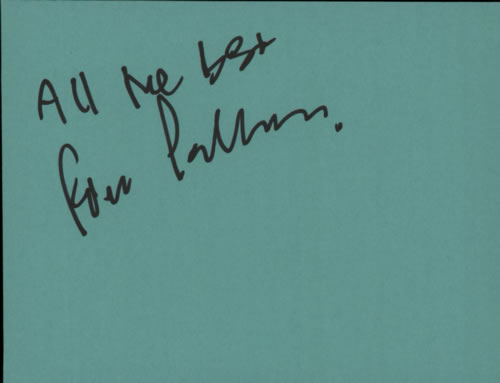 Pino Palladino Page From An Autograph Book memorabilia UK P7PMMPA608887