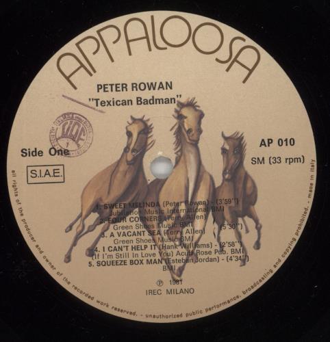 Pinski Zoo Texican Badman vinyl LP album (LP record) Italian PXTLPTE864931