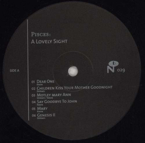 Pisces A Lovely Sight + 7" vinyl LP album (LP record) US 8NSLPAL854473