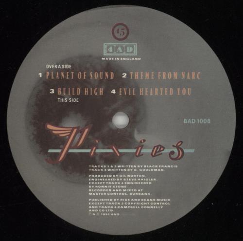Pixies Planet Of Sound 12" vinyl single (12 inch record / Maxi-single) UK PIX12PL172878