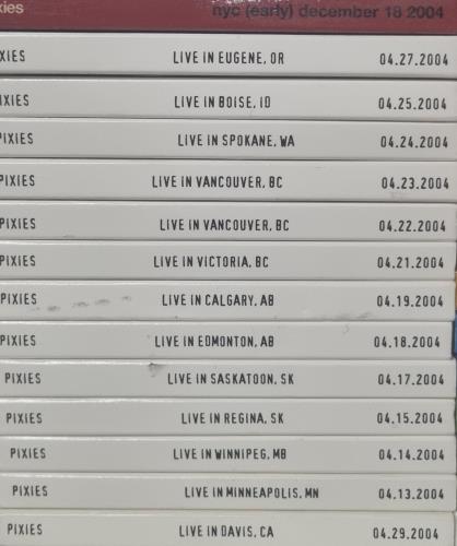 Pixies Quantity of 28 Live 2-CD Sets CD Album Box Set US PIXDXQU805231