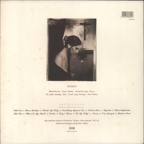 Pixies Surfer Rosa + Inner - EX vinyl LP album (LP record) UK PIXLPSU444746