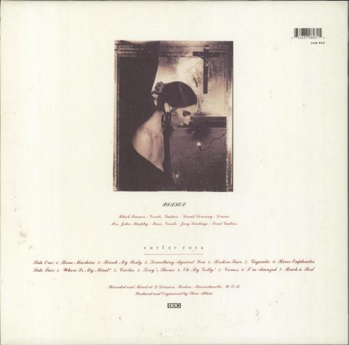 Pixies Surfer Rosa - 180gram Vinyl vinyl LP album (LP record) UK PIXLPSU793846