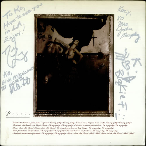 Pixies Surfer Rosa - Autographed vinyl LP album (LP record) US PIXLPSU226141