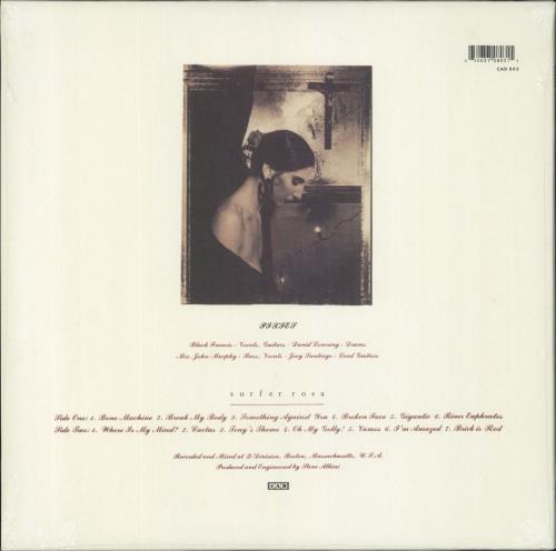Pixies Surfer Rosa - Black Vinyl - Sealed vinyl LP album (LP record) UK PIXLPSU365698