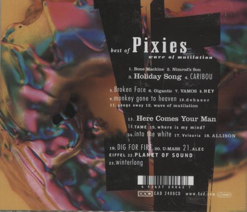 Pixies Wave Of Mutilation CD album (CDLP) UK PIXCDWA284028