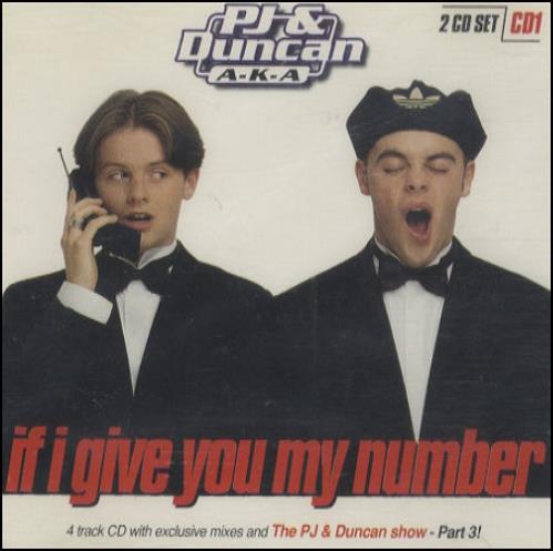 PJ & Duncan If I Give You My Number 2-CD single set (Double CD single) UK PJD2SIF237397