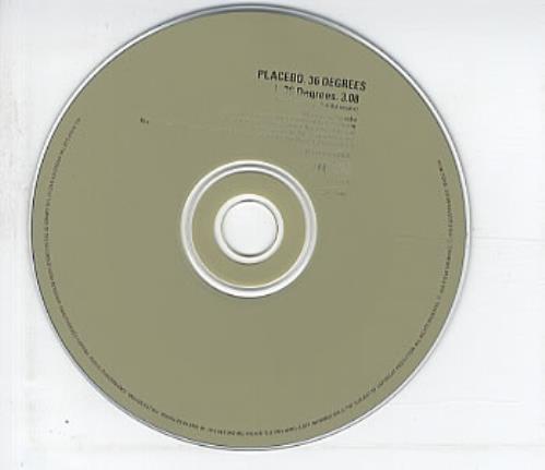Placebo 36 Degrees CD single (CD5 / 5") UK CEBC5DE79981