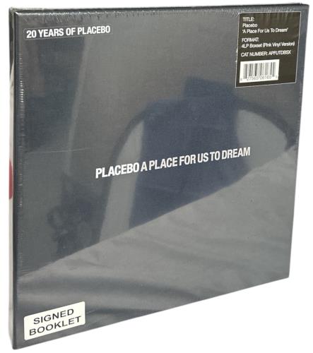 Placebo A Place For Us To Dream - Pink Vinyl - Sealed & Autographed Vinyl Box Set UK CEBVXAP869579