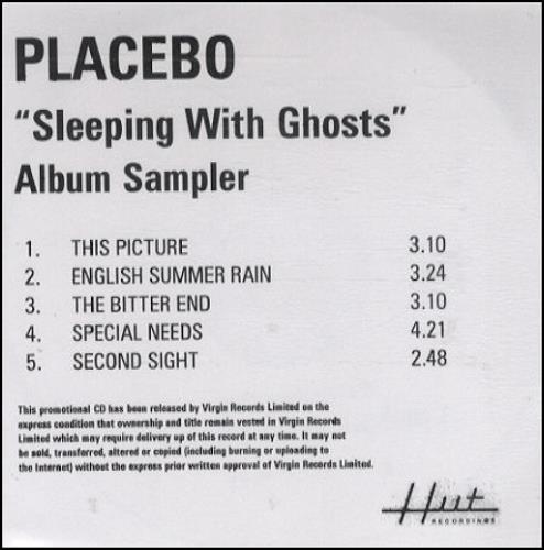 Placebo Album Sampler CD-R acetate UK CEBCRAL241131