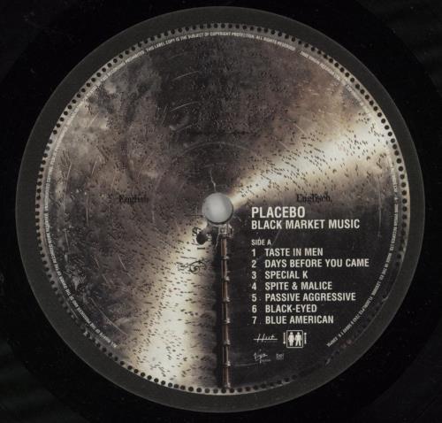 Placebo Black Market Music vinyl LP album (LP record) UK CEBLPBL167709